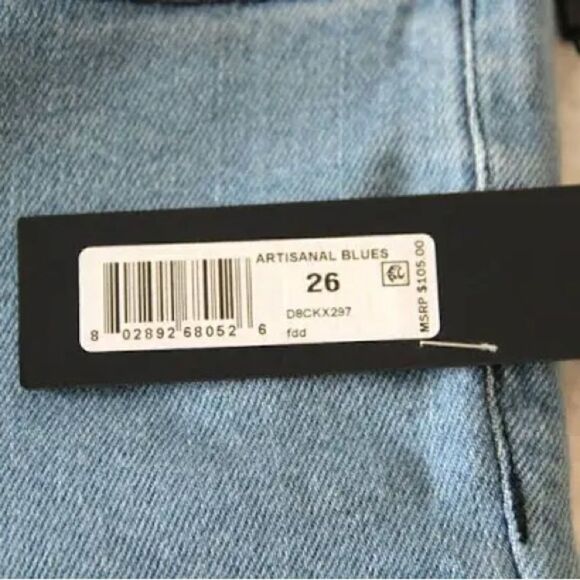 NWT DNKY DONNA KAREN NEW YORK ARTISANAL BLUES JEANS NEW SIZE 28 - Picture 8 of 13